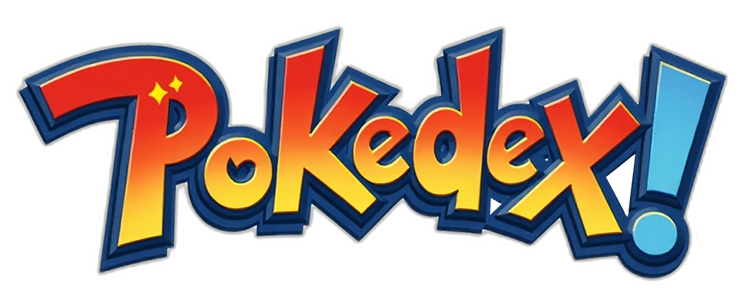 logo featuring the word pokedex in the style of pokemon